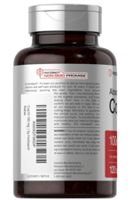 Horbäach CoQ10 100mg  100 mcg of Black Pepper Extract 120 Softgels.