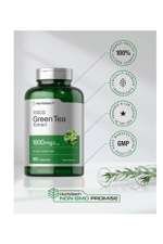 Horbäach EGCG Green Tea Extract  180 Capsul Max Potency Non-GMO & Gluten Free.Abd Menşei.44.