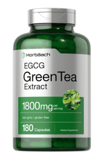 Horbäach EGCG Green Tea Extract  180 Capsul Max Potency Non-GMO & Gluten Free.Abd Menşei.44.