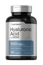 Horbäach Hyaluronic Acid with MSM  1000mg  120 Capsul.Abd Menşei.4037