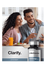 Horbäach  L-Methionine 1000mg  100 Capsul.Quick Release Capsules Usa Menşei.37.