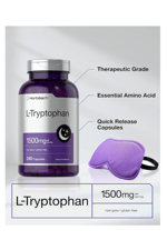 Horbäach  L Tryptophan 1500mg  240 Capsul. Usa Menşei. 4047