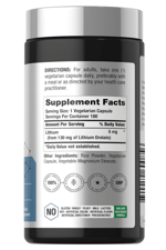 Horbäach Lithium Orotate 130mg  180 Capsul Non-GMO, Gluten Free  5mg. Usa Menşei.43.