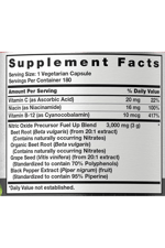 Horbäach Nitrik Oxide Max Beet Root + with Nitrates 180 Vegie Capsules.39.