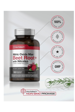 Horbäach Nitrik Oxide Max Beet Root + with Nitrates 180 Vegie Capsules.39.