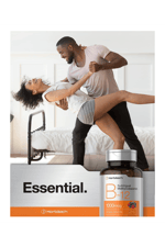 Horbäach Vitamin B12 Sublingual 1000mcg  400 Fast Dissolve Tablet Methylcobalamin for Adults Natural Berry Flavor Vegan, Non-GMO, and Gluten Free.45.