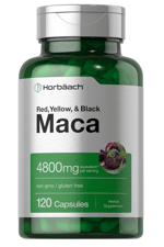 Horbaach Maca Root Capsules 120 Pills High Potency Extract Non-GMO Gluten Free.37.