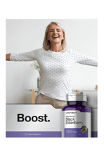 Horbaach Sambucus Black Elderberry  3000mg  180 Capsul.Usa Menşei.37.