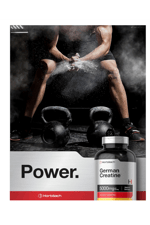 Horbach German Creatine Monohydrate 5000mg  250 Capsul. Usa Menşei.57.