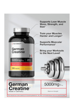 Horbach German Creatine Monohydrate 5000mg  250 Capsul. Usa Menşei.57.