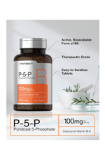 Horbach P-5-P Vitamin B6 100mg  120 Tablet.Abd Menşei.36.