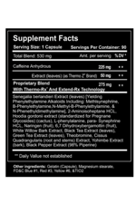 Innovative Labs Diablos ECA Fire 530mg  90 Capsul. Usa Menşei.41.