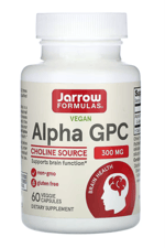 Jarrow Formulas  Alpha GPC  300mg  60 Veggie Capsul.Abd Menşi.64.