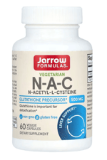 Jarrow Formulas N-A-C N-Acetyl-L-Cysteine 500 mg Liver Function - Glutathione 60 Veggie Capsul.37.
