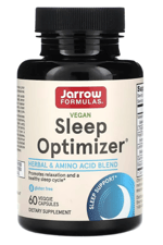Jarrow Formulas, Vegan Sleep Optimizer, 60 Veggie Capsul.3542