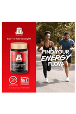 Korean Red Ginseng Extract Pill - Red Panax Ginseng  Vitamins C - E - Energy Boost - Gluten Free 800 Pills 800 Tablet.101.