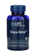 LIFE Extension Dopa-Mind, 60 Vegetarian Tablets.Usa Menşei .60.