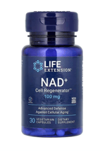 LİFE Nutrıtıon NAD+ Cell Regenerator 100mg, 30 Veg Capsules.Usa Menşei.3841