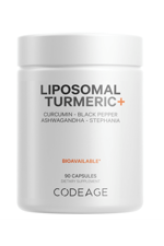 Liposomal Turmeric - 95% Curcumin Extrat Fermented Botanical Blend Black Pepper, Asvaganda, Ginger, Stephania, Boswelia, Cumin, Digestive Bitters - 90 Capsul.Usa Menşei.44.