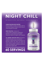 MaxLife Naturals Night Chill - Day Chill DHH-B 10mg Night Time Natural Anxiety &Stress Support 60 Capsul.Made ın Usa 42.