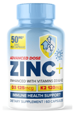 MaxLife Naturals ZINC  Picolinate + Immune Health Support - Enhanced with Vitamin D3 and K2 60 Capsul.Abd Menşei.31.
