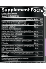 MEDCHOICE  Natural Sleep Magnesium Glycinate 500mg, L Theanine, Valerian Root,, GABA, 5-HTP, 90 Capsul.ABD MENŞEİ.50.