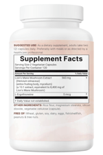 Micro Ingredients Lions Mane, 240 Veggie Capsul with L-Ergothioneine, 4 Month Supply  Brain, Energy, Immune Health Support.
