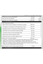 Micro Ingredients  Liver Advanced+ 240 Veggie Capsul. Milk Thistle, Dandelion, NAD, NAC, ALA, TUDCA, Glutathione, Artichoke, Turmeric, Astragalus.