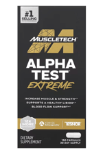 MuscleTech, AlphaTes  Extreme, 150 Capsules.Abd Menşei.Avrupa Değildir.69.