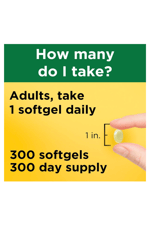 Nature Made Vıtamın E 180 mg (400 IU) dl-Alpha, Dietary Supplement for Antioxidant Support, 300 Softgels.Abd Menşei.