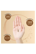 NatureBell Ashwagandha+ with Black Pepper Extract, 240 Capsules.Made ın Usa.