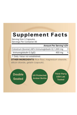 NatureBell Bovine Colostrum 1,000mg  240 Capsules  40% IgG Colostrum for Gut Health, Bloating, Skin, Hair Immune Support.