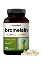 NatureBell Bromelain 1000mg  240 Veggie Capsul.Usa Menşei.45.