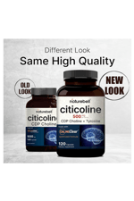 NatureBell Citicoline  CDP Choline, Citicoline 500mg Plus Tyrosine 50mg Per Serving, Optimized Dosage, 120 Capsules, 2 in 1 Formul.Abd Menşei.54.