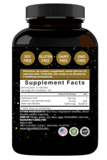 NatureBell Hyaluronic Acid 250mg - 240 Capsules - 250mg Hyaluronic Acid, 5000mcg Biotin & 25 mg Vitamin C.