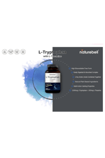 NatureBell L Tryptophan 1300mg with L Theanine 200mg, 300 Capsul.Abd.46.
