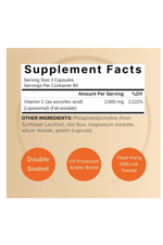 NatureBell Liposomal Vitamin C 2,000mg Per Serving, 240 Capsules.41.
