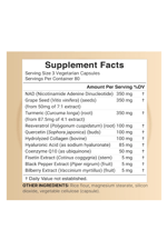 NatureBell NAD+ 1,500mg  240 Veggie Capsul 10-in-1 Complex with Resveratrol Plus Hyaluronic Acid, Quercetin, Fisetin, Collagen, & More – Nicotinamide.56.