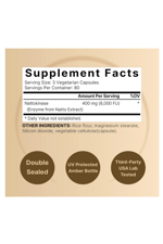 NatureBell Nattokinase  8,000 FU  240 Veggie Capsul.Usa Menşei.56.