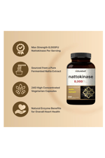 NatureBell Nattokinase  8,000 FU  240 Veggie Capsul.Usa Menşei.56.