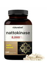 NatureBell Nattokinase  8,000 FU  240 Veggie Capsul.Usa Menşei.56.