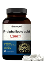 NatureBell R Alpha Lipoic Acid 1,200mg Per Serving, 90 Veggie Capsules.Abd Menşei.52.