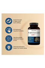 NatureBell R Alpha Lipoic Acid 1,200mg Per Serving, 90 Veggie Capsules.Abd Menşei.52.