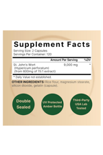 NatureBell St Johns Wort  240 Capsul, 15:1 Herbal Extract, North American Harvest, Rich in Hypericin – Positive Mood Support.