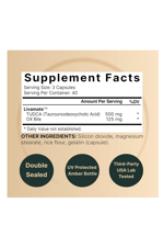 NatureBell TUDCA 500mg  with OX Bile 125mg  120 Capsul.47.
