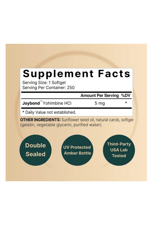 Naturebell Yohimbe HCL 5mg, 250 Softgels, Joybond* - Ultra Strength.USA Amazon Best Seller.3735