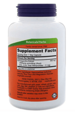 NOW Asvaganda 450mg 180 Veg Kapsul.MADE IN USA.43.