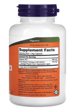 NOW Betaine HCL 648 mg 120 Veggie Capsul. USA Menşei. 3941