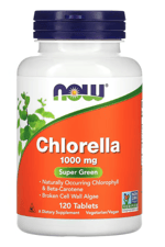 NOW Foods, Chlorella, 1,000 mg, 120 Tablets.Abd Menşei
