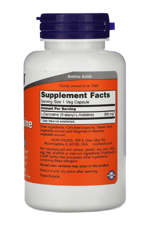 NOW FOODS  L-Carnosine, 500 mg, 100 Veg Capsules.Abd Menşei 64.